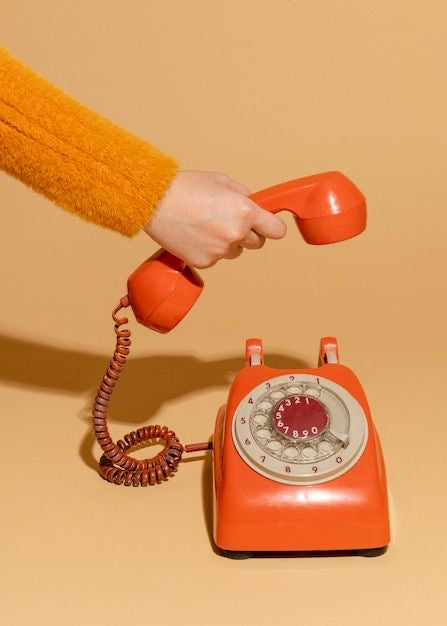 Vintage telephone collection