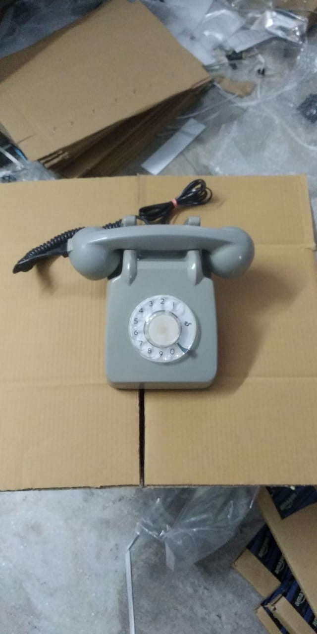 Aesthetic 60s telephone ( Grey)