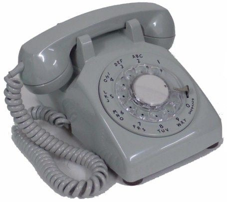 Aesthetic 60s telephone ( Grey)