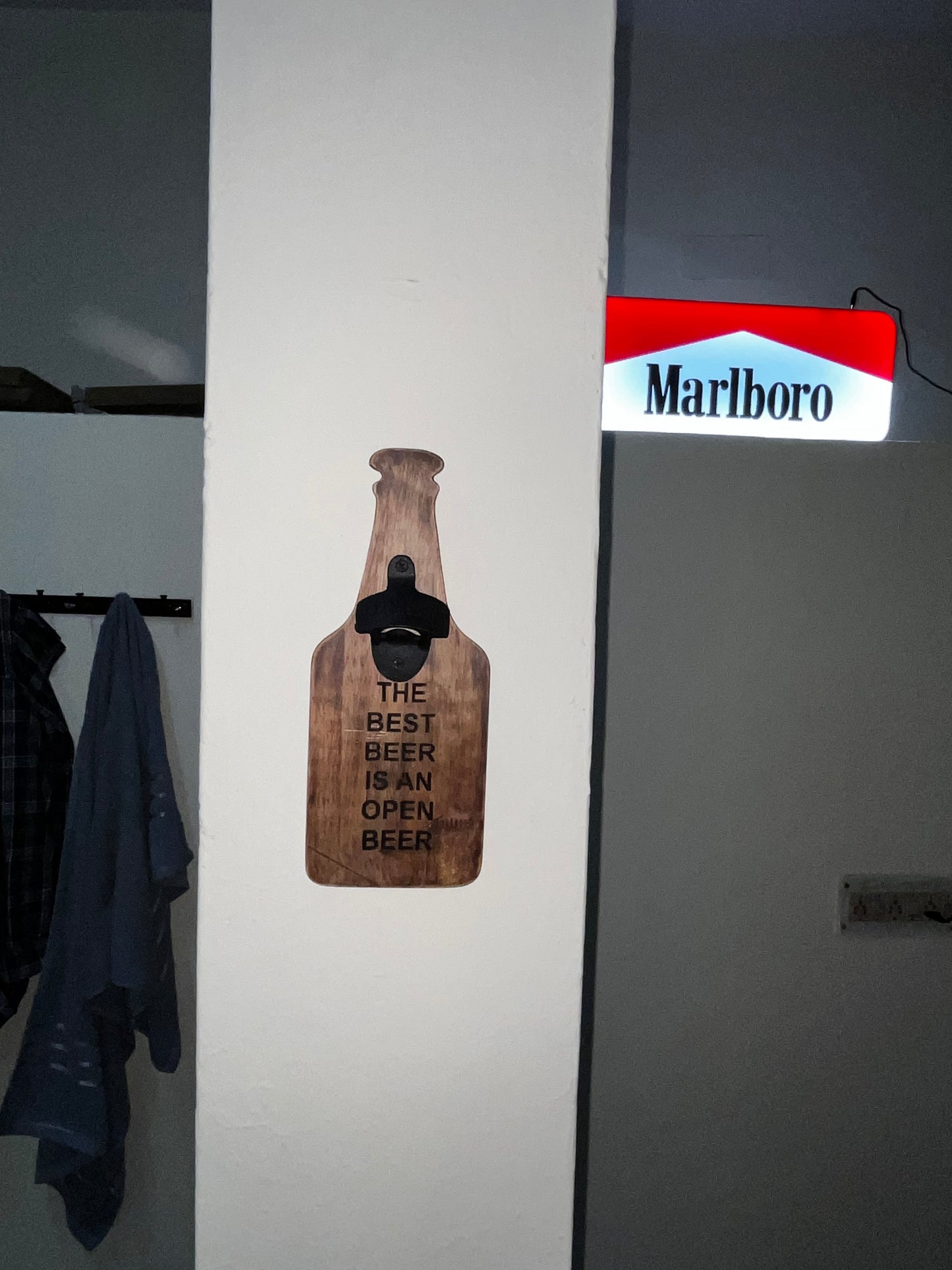 Custom wall mounted beer opener ( Best beer)