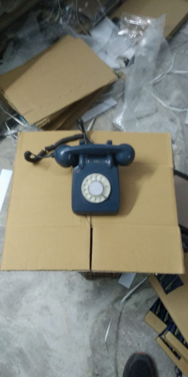 Aesthetic 60’s telephone ( Fade Blue )