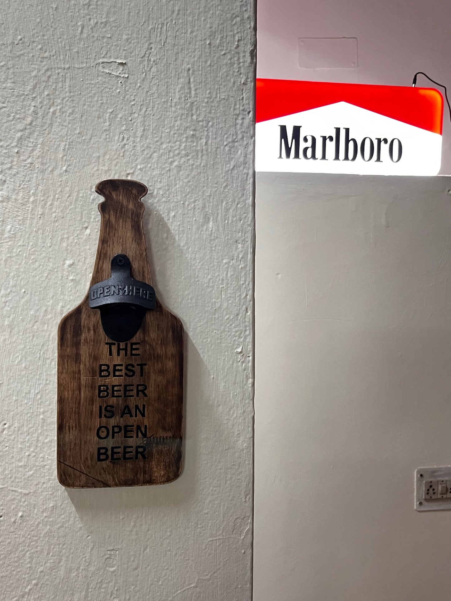 Custom wall mounted beer opener ( Best beer)