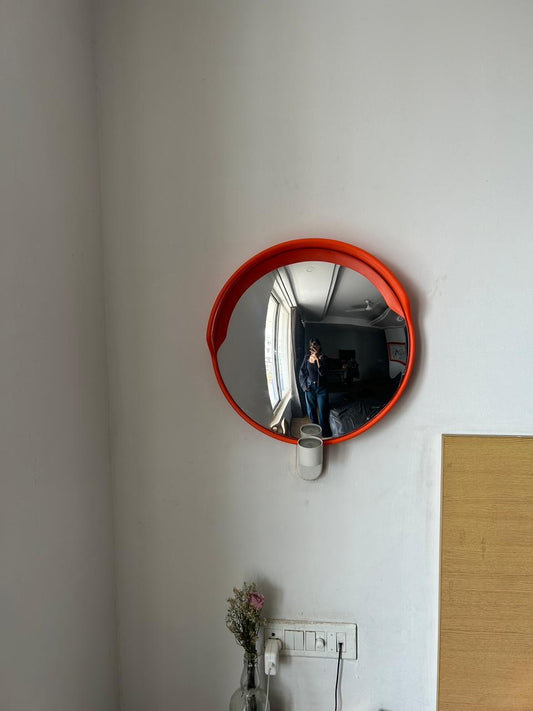 Aesthetic Traffic mirror (orange)