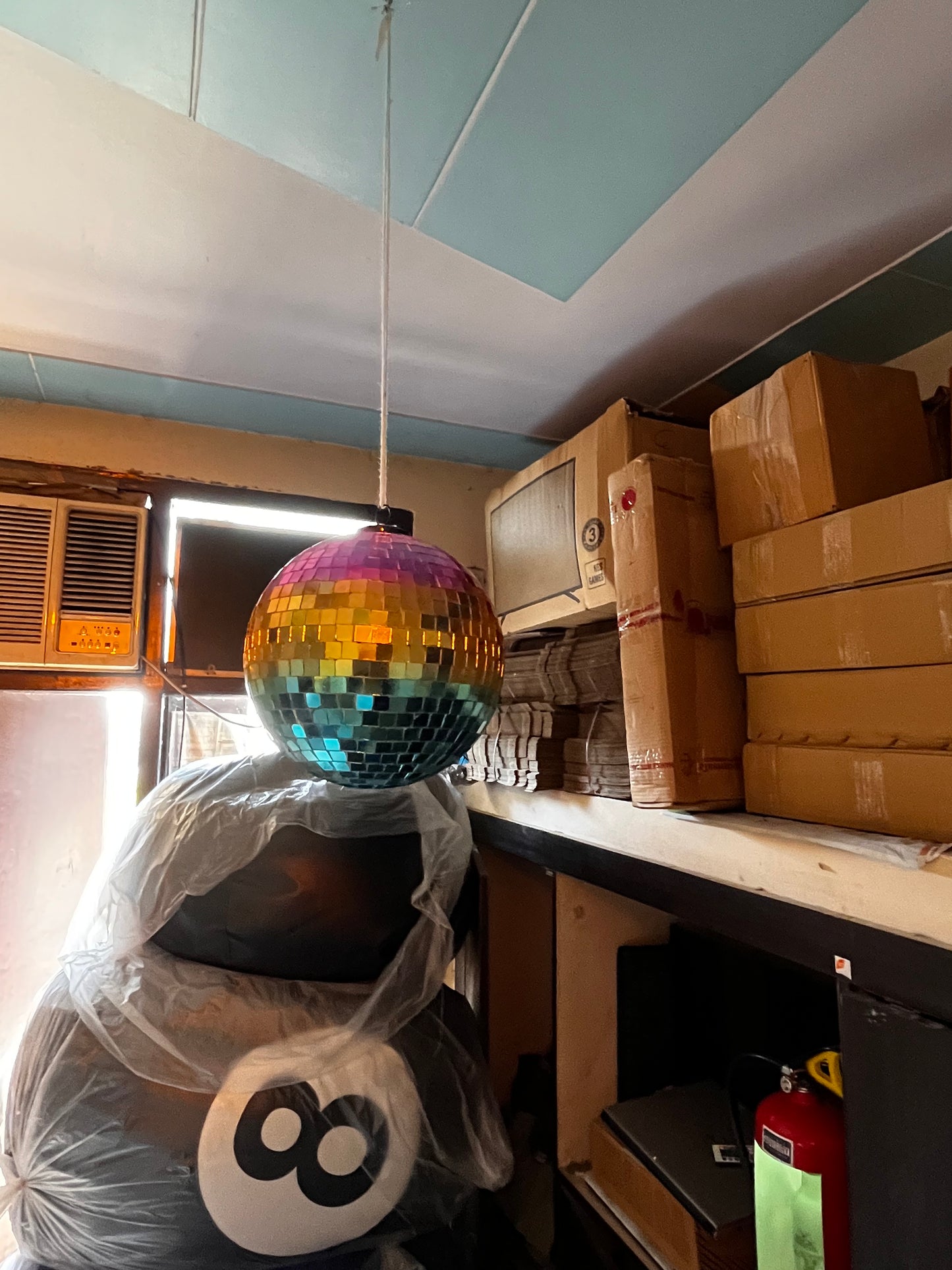 Aesthetic rainbow disco ball/8inch