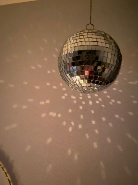 Disco ball/ silver 12 inch