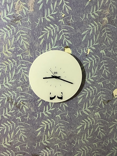 Aesthetic R-rated utopia wall clock