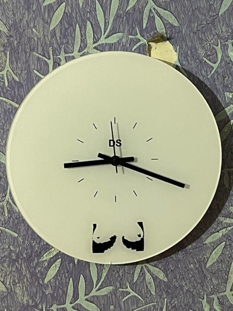 Aesthetic R-rated utopia wall clock