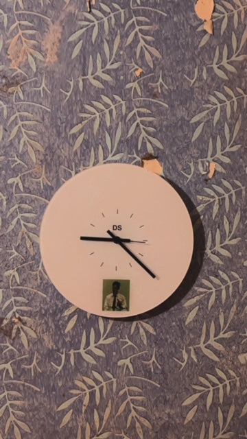 Keanu Reeves aesthetic wall clock